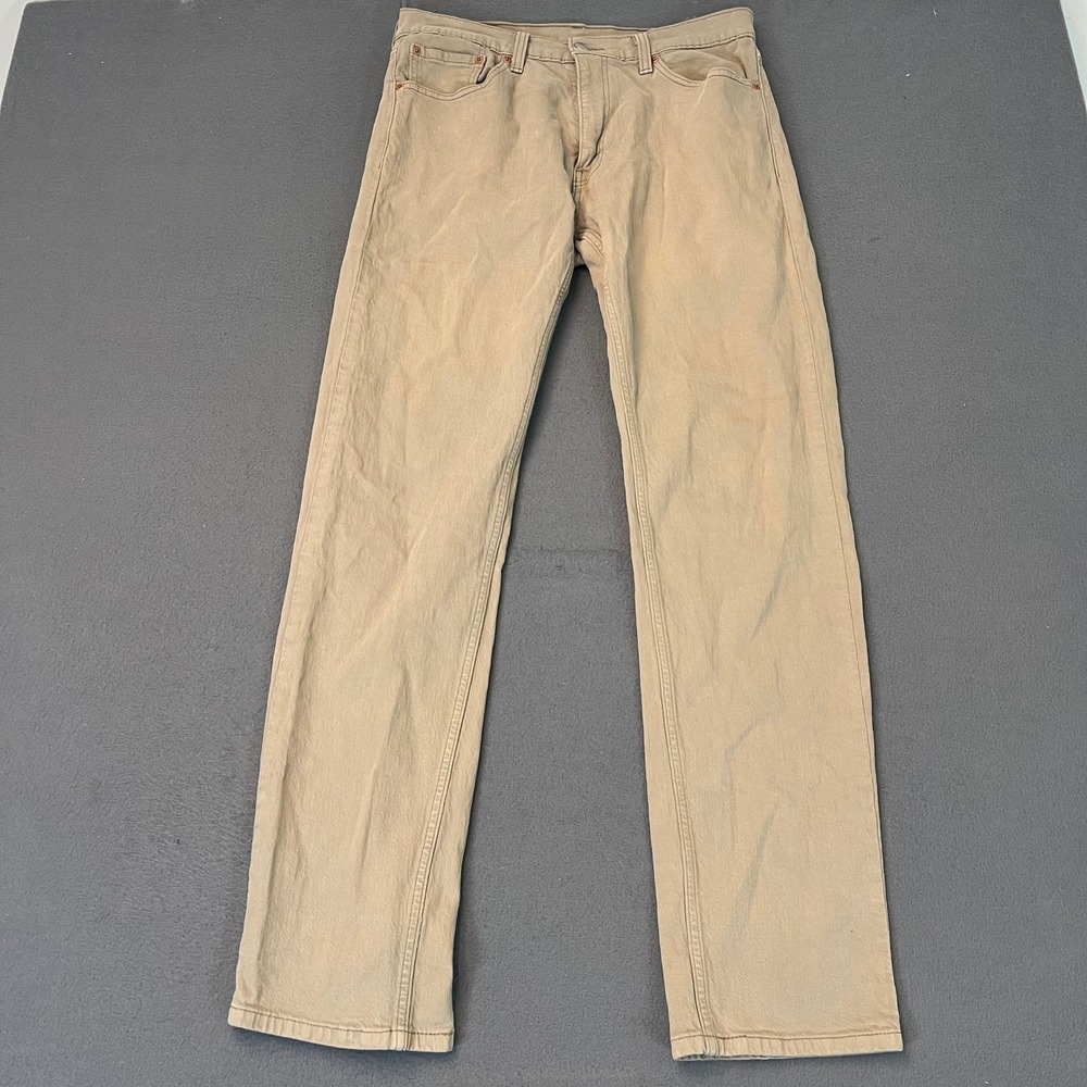 Levi's Straight Jeans in Light Tan